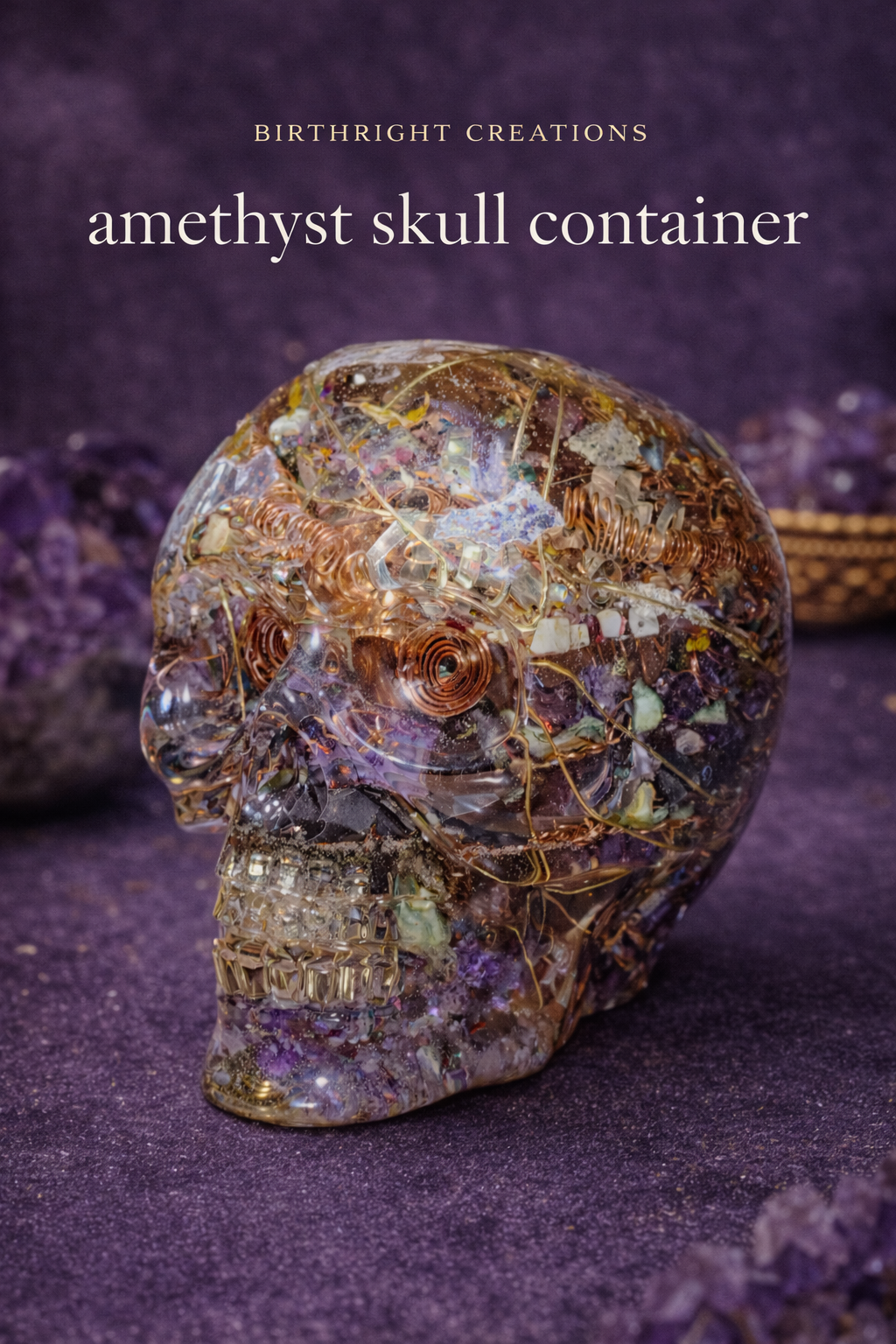 Custom Skull Container